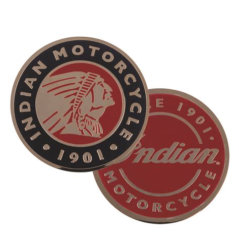 Choose from template gallery and customize your logo design for free now! Icon logo Fridge Magnets, Set of 2 | Indian Motorcycle