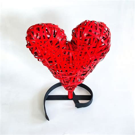 Red Heart Sculpture