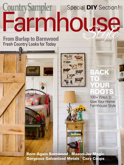 Country Sampler Farmhouse Style 2018