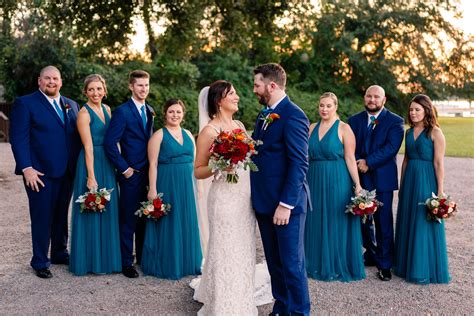 Teal Bridesmaid Dresses And Navy Suits Charleston Sc Cory Lee
