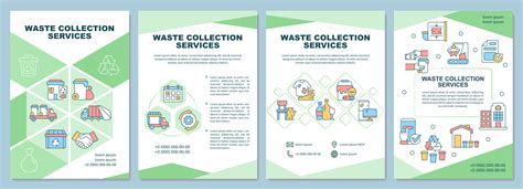 Waste Collection Services Brochure Template Garbage Management Flyer