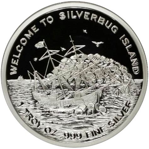 Buy 2016 1 Oz Silver Silverbug Proof Like Mermaid Rounds