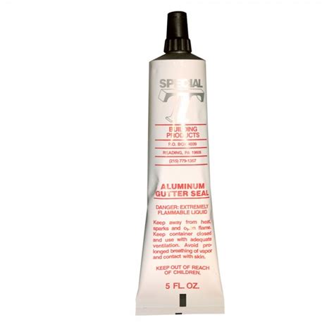 I did use an ample amount of gutter sealant to seal the joint, however, it has a small leak. Aluminum Gutter Seal | Made in USA by Specialty Building ...