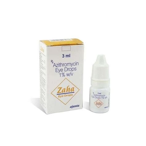 Buy Azithromycin Eye Drop Online Zaha Uses Side Effects Price