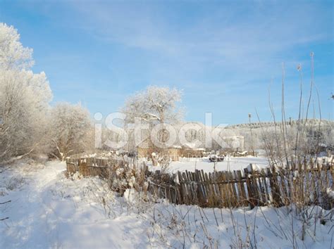 Winter Rural Landscape Stock Photo Royalty Free Freeimages