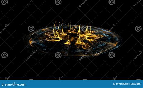 Glowing Stargate Event Horizon Portal Time Travel Outer Space