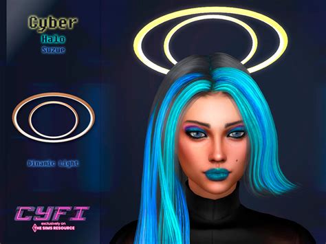 The Sims Resource Cyfi Cyber Halo