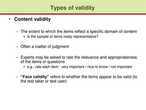 Ppt Test Validity Powerpoint Presentation Free Download Id5498588