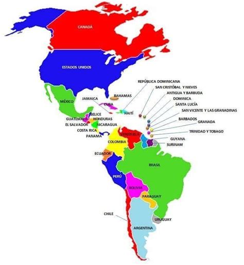 Países Y Capitales De América Wikisabe