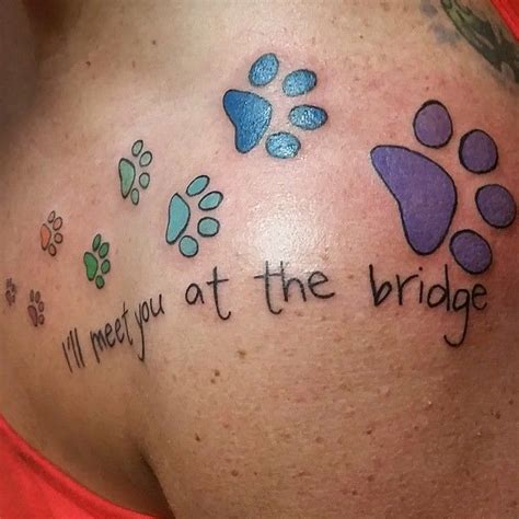 65 Best Paw Print Tattoo Meanings And Designs To Appreciate Your Pets