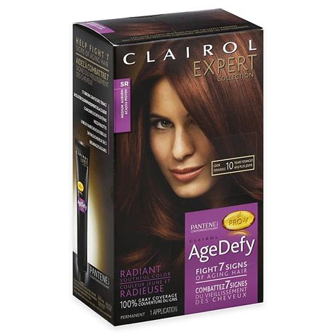 Clairol Clairol Expert Collection Age Defy Hair Color In 5r Medium Auburn Reviews Makeupalley