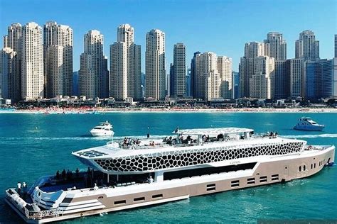 Dubai Luxury Lotus Mega Yacht Cruise With Buffet Dinner 2024