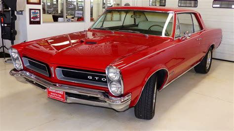 1965 Pontiac Gto 12 Miles Red 2 Door Hard Top 389 Manual 4 Speed For