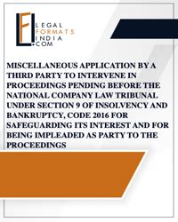 The difference between mediation and arbitration is that. MISCELLANEOUS APPLICATION BY A THIRD PARTY TO INTERVENE IN ...