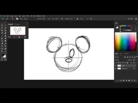I am very new to photoshop and i am having trouble figuring something out. How to Draw Mickey - Photoshop Tutorial - YouTube