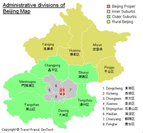 Beijing Map Travel Friend Zentech