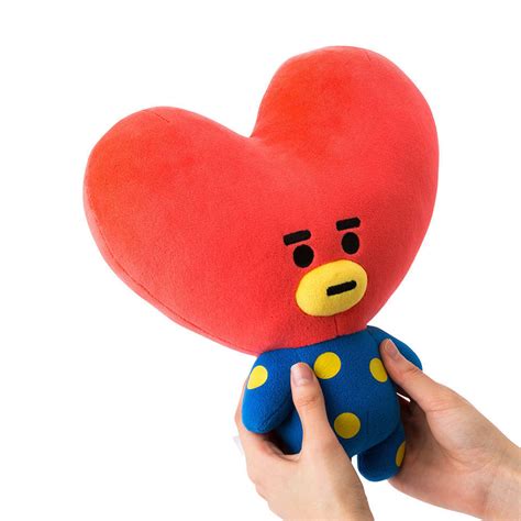 Bt21 Character Tata Standing Plush Doll Toy Medium By Bts X Line