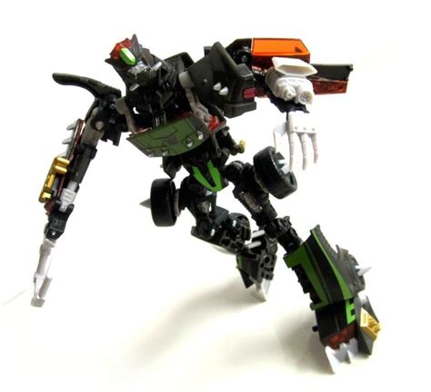 Sideswipe is later seen with ratchet transporting energon a diecast toy of sideswipe in car mode in the same size as hot wheels or matchbox cars. Robot Art: Transformers~Lockdown~ROTF Deluxe~