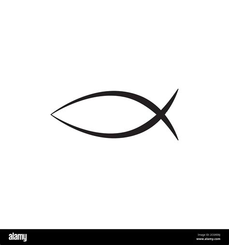 Jesus Fish Christian Ichthys Fish Symbol Icon Stock Vector Image And Art