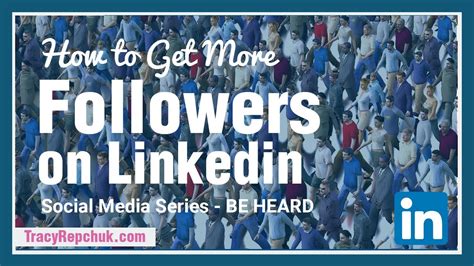 How To Get More Followers On Linkedin 🏅 Marketing For Business Youtube
