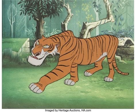 The Jungle Book Shere Khan Production Cel Walt Disney 1967 By Walt