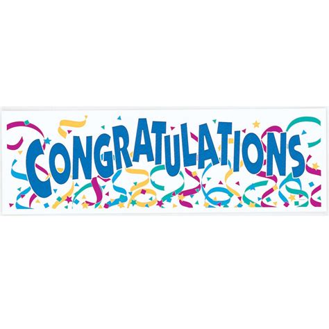 Congratulations Banner Clip Art