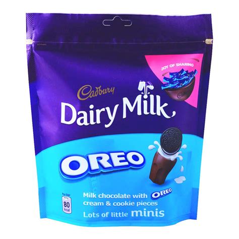 Cadbury dairy milk was first launched in 1905 and is still a success today! Buy Cadbury Dairy Milk Oreo Mini Bars, 188.5g, Bag Online ...