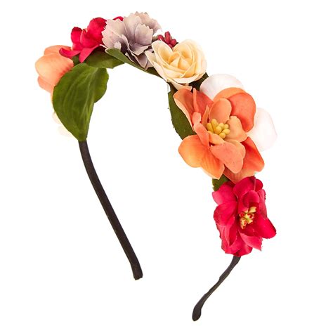 Thin Floral Headband Claires Us