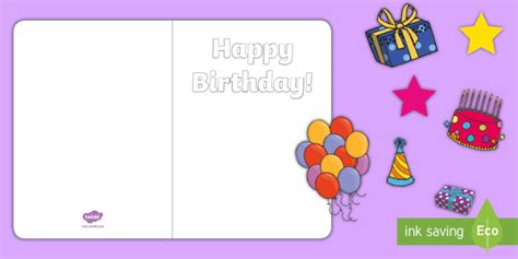 Create Your Own Birthday Card Template Printable Templates Free