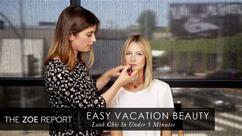 How To Look Chic On Vacation In Under 5 Minutes The Zoe Report By