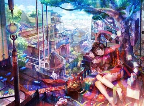 Fantasy Landscape Anime Landscape Manga Art