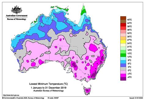Australia Lowest Minimum Temperature 2019 Technology Life Australia