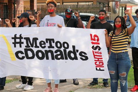 Mcdonalds Workers Across Us Protest Against Sex Harassment