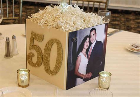 50 Wedding Anniversary Centerpieces 50th Birthday Centerpieces 50th