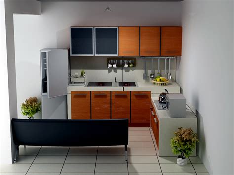 warna cat dapur minimalis coklat kayu natural desain interior rumah