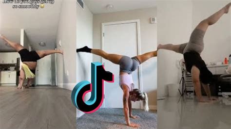 Tiktok Handstand Wall Challenge — Cute Compilationchallenge Youtube