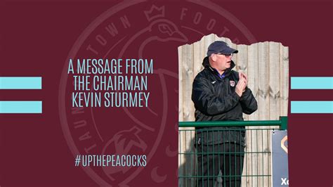 Browse the use examples 'chairman's message' in the great english corpus. Chairman's Message - Taunton Town Football Club