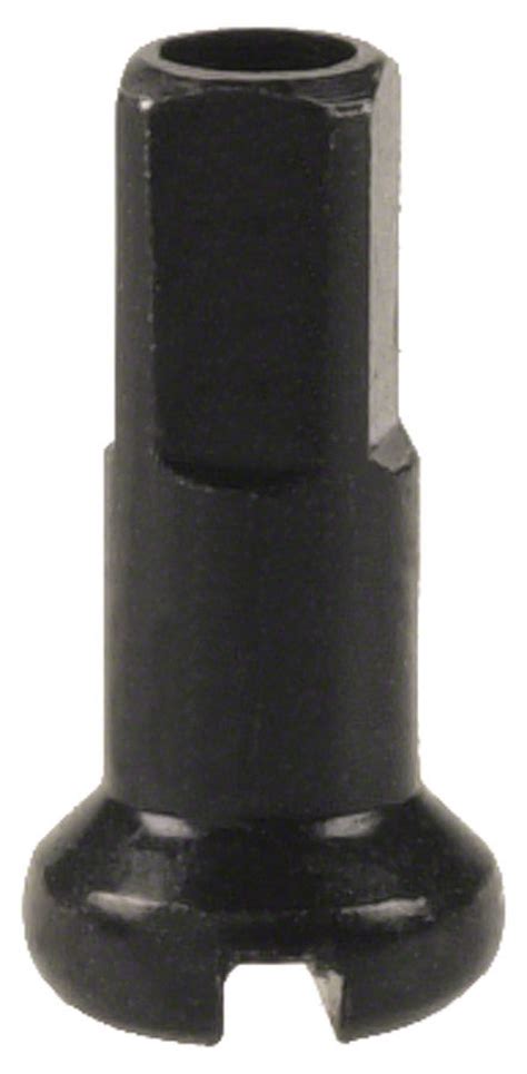 Dt Swiss Standard Aluminum Alloy Spoke Nipples 18 X 12mm Black Box Of 100