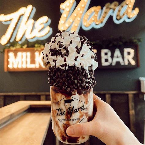 The Yard Milkshake Bar Menu In Ashburn Virginia Usa