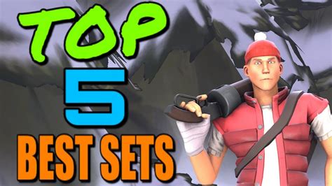 Tf2 Top 5 Best Scout Cosmetic Sets Youtube