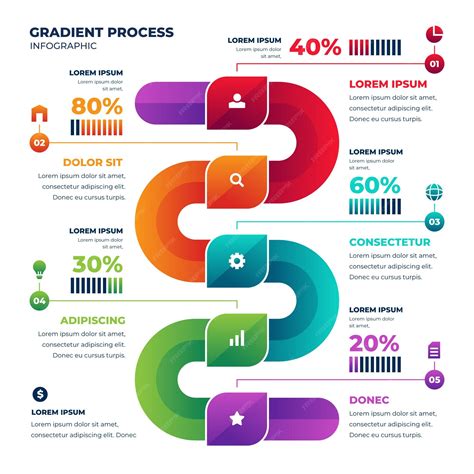 Free Vector Process Infographic Template
