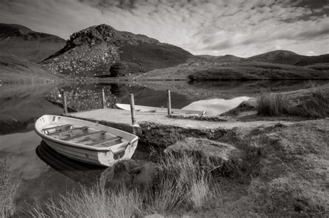 Landscape Photography Black And White From Snowdonia North