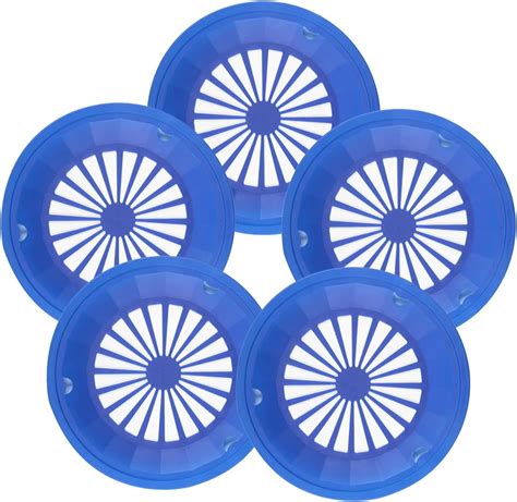 Trianu 5 Pack Reusable Paper Plate Holders 10 Inch Plastic Holders