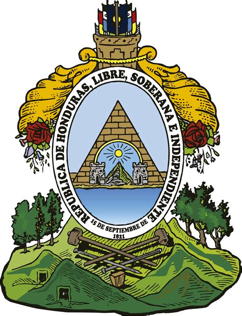 Honduras Escudo Nacional Png Imagenes Gratis 2024 Png Universe