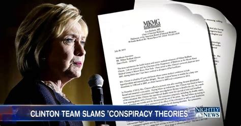 Clinton Responds To ‘deranged Conspiracy Theories About Her Health
