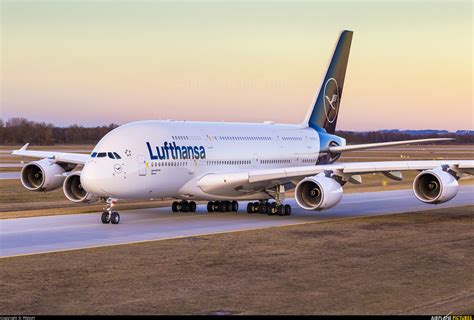 D Aimb Lufthansa Airbus A380 At Munich Photo Id 1170953 Airplane