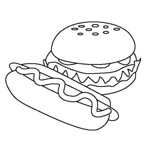 Free Coloring Pages Of Hot Dogs - Lois Murphy's Coloring Pages