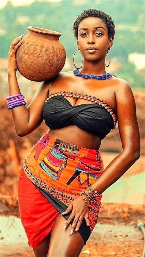 Clay Pots Black Beauty Women African Women Beautiful African Women