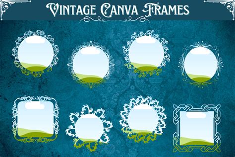 Vintage Canva Frames Graphic By Creativedigitaltemplates · Creative