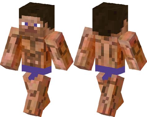 Muscle Steve Minecraft Skin Minecraft Hub